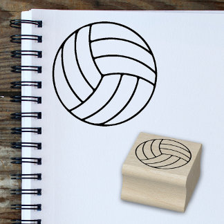 Tampons Encreurs Mini-timbre de volley simple pour les amateurs de 