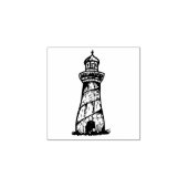 Tampons Encreurs Mini-timbre en caoutchouc phare, océan, mer, marin (Impression)