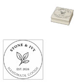 Tampons Encreurs Minimal Business Logo Rubber Stamp (Tamponné)