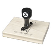 Tampons Encreurs Minimal Editorial Woman Line Art (Tampon)