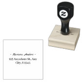Tampons Encreurs Minimal Personal Address Stamp (Tamponné)