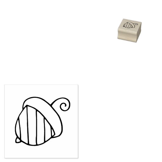 Tampons Encreurs Minuscule Acorn 1 1x1 po (Tamponné)