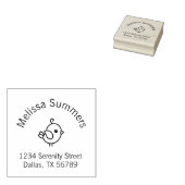 Tampons Encreurs Minuscule Cartoon Bird Arch Adresse (Tamponné)