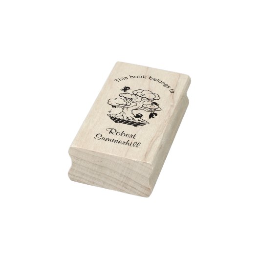 Tampons Encreurs Minuscule Ninjas dans Bonsai Tree Boite (Tampon)