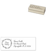 Tampons Encreurs Mistletoe avec message personnalisé (Tamponné)