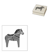 Tampons Encreurs Modèle de cheval Dalah/silhouette/motif (Tamponné)
