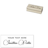 Tampons Encreurs Modèle de nom de script de typographie de texte pe (Tamponné)