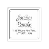 Tampons Encreurs Modèle personnalisé de script manuscrit de l'adres (Impression)