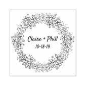 Tampons Encreurs Modern and Minimalist Twigs and Flowers Design (Impression)