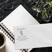 Tampons Encreurs Modern Calligrapy Fleur sauvage Daisy Adresse de r