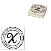 Tampons Encreurs Modern Classic Nom de famille Retour Circulaire d' (Tamponné)