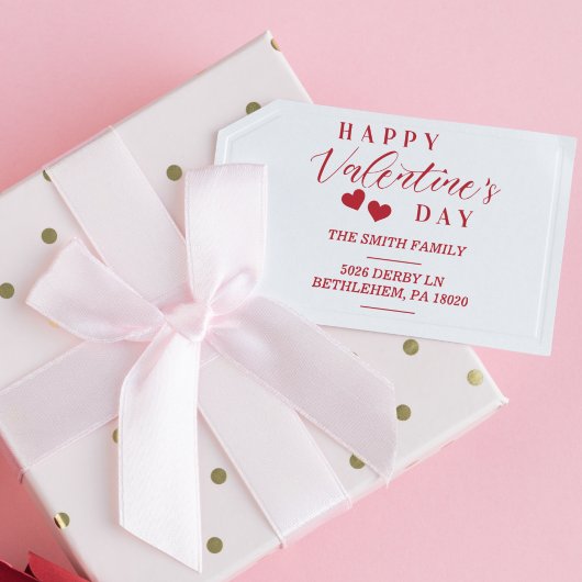 Tampons Encreurs Modern Heureuse Sainte-Valentin Hearts Adresse fam