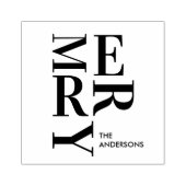 Tampons Encreurs Modern MERRY Christmas (Impression)