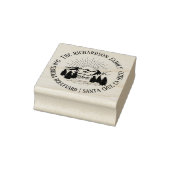 Tampons Encreurs Modern Rustic Mountains Nom de famille Adresse de (Tampon)