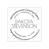 Tampons Encreurs Moderne Créez votre propre nom et adresse de retou (Impression)