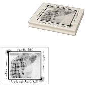 Tampons Encreurs Moderne élégant enregistrer les tournesols de date (Tamponné)