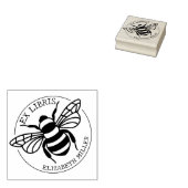Tampons Encreurs Moderne Ex Libris Bee, Livre (Tamponné)