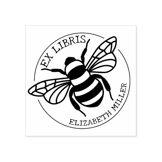 Tampons Encreurs Moderne Ex Libris Bee, Livre (Impression)