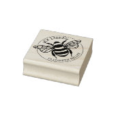 Tampons Encreurs Moderne Ex Libris Bee, Livre (Tampon)