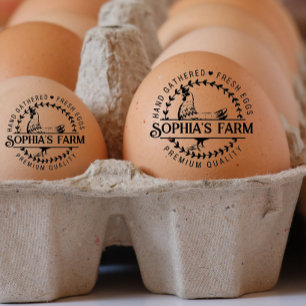 Tampons Encreurs Moderne Personnalisé Rustic Farm Nom du propriétai