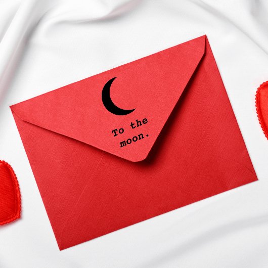 Tampons Encreurs Moderne simple à la citation de la lune
