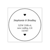 Tampons Encreurs Moderne Simple élégant Script Mariage nouvellement (Impression)