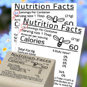 Tampons Encreurs MODIFIER À LA MAISON Honey Nutrition BLANK TAILLE