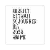 Tampons Encreurs Mois de l'histoire des Noirs, fameuses dirigeantes (Impression)