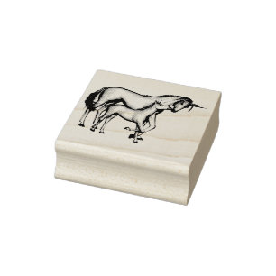 Tampons Encreurs Momma et bébé licorne