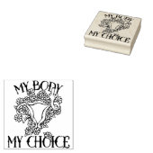 Tampons Encreurs Mon corps Mon choix Féministe Pro-choix (Tamponné)