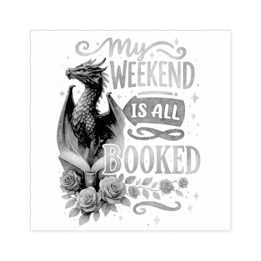 Tampons Encreurs Mon Week-End Est Réservé (Impression)