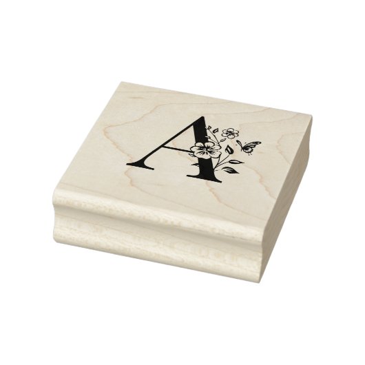 Tampons Encreurs monograme de bois A (Tampon)