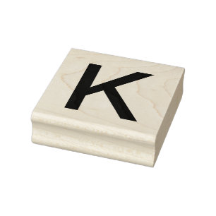 Tampons Encreurs Monogramme ajouter le nom lettre alphabet simple m