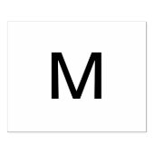 Tampons Encreurs Monogramme ajouter le nom lettre initiale simple (Impression)