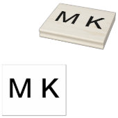 Tampons Encreurs Monogramme ajouter le nom lettre initiale simple é (Tamponné)