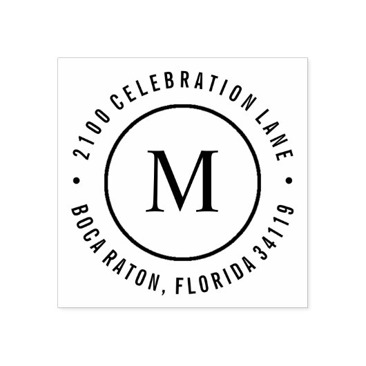 Tampons Encreurs Monogramme circulaire (Impression)