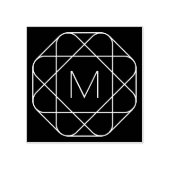 Tampons Encreurs Monogramme cool, Hip Logo Style Vibe (Impression)