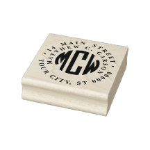 Monogramme de cercle Preppy 3 initiale encadrée Ad