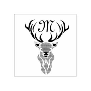 Tampons Encreurs Monogramme de Red Stag Tribal