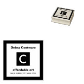 Tampons Encreurs Monogramme d'entreprise personnalisé (Tamponné)