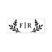Tampons Encreurs Monogramme Feuille simple (Impression)