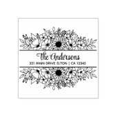 Tampons Encreurs Monogramme Floral, Thème Fleur (Impression)