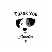 Tampons Encreurs Monogramme Merci de chien (Impression)