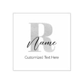 Tampons Encreurs Monogramme moderne Recherche initiale & nom Person (Impression)