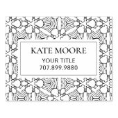 Tampons Encreurs Monogramme Motif géomérique moderne (Impression)