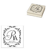 Tampons Encreurs Monogramme romantique (Tamponné)