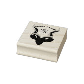 Tampons Encreurs Monogramme Silhouette Antelope foncé (Tampon)
