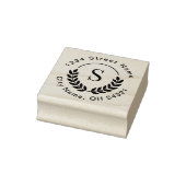 Tampons Encreurs Monogramme traditionnel Adresse de retour initiale (Tampon)