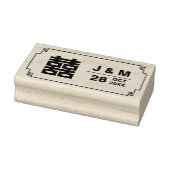Tampons Encreurs Monogrammes et double bonheur Mariage chinois (Tampon)