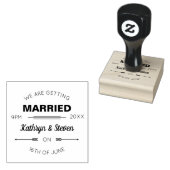 Tampons Encreurs Monogrammes mariages. Comment Se Marier Typographi (Tamponné)